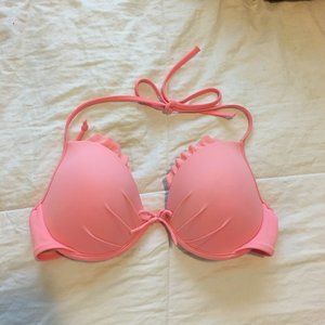Coral Victorias Secret Underwire Bikini 34C